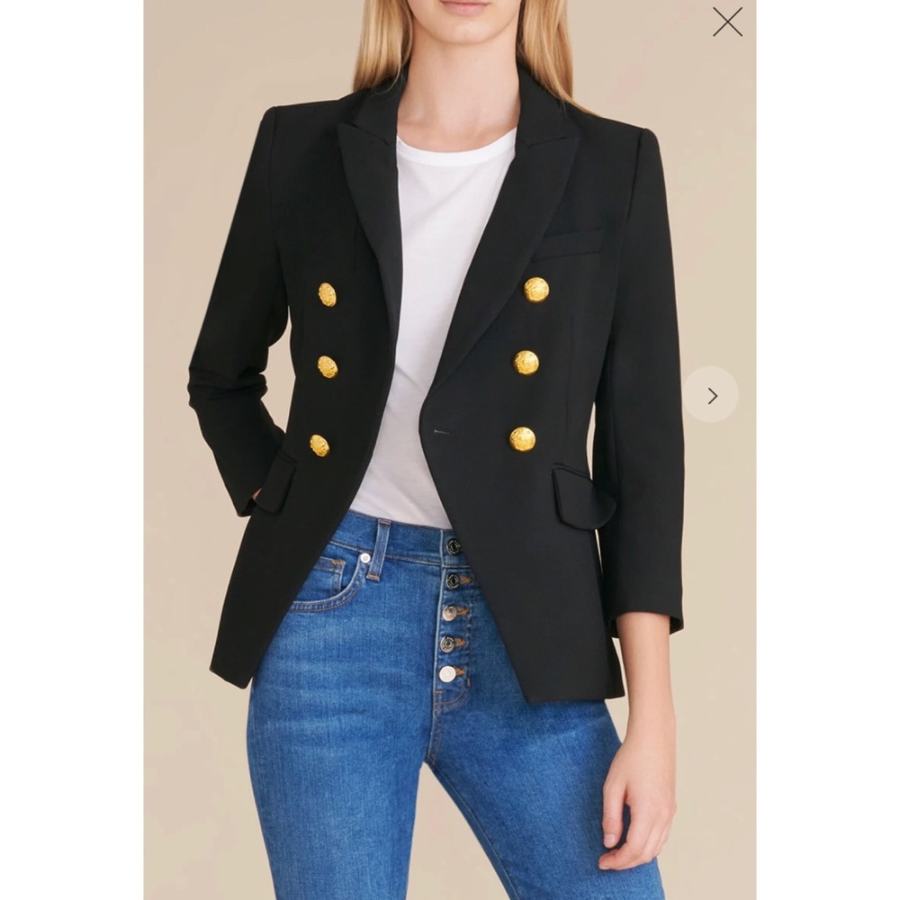 Veronica Beard Empire Dickey Jacket Black